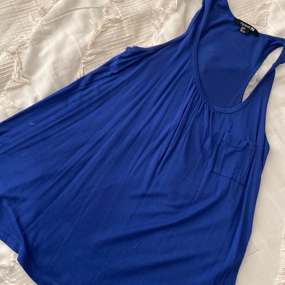Blue tank top
